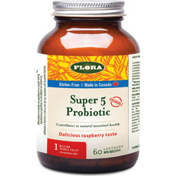 Medmelon Flora Udo's Choice Super 5 Lozenge Προβιοτικά 60 Μασώμενα Δισκία