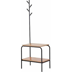 Click Έπιπλο Εισόδου 59x160x35cm Φυσικό Μπεζ-Μαύρο 6-50-920-0002