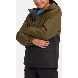 McKINLEY Kesch Αθλητικό Παιδικό Μπουφάν Χειμωνιάτικο Softshell Αδιάβροχο Αντιανεμικό Μαύρο Πράσινο 419774-900-840