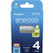 Panasonic Eneloop AAA 800mAh 4τμχ Panasonic Eneloop AAA 800mAh 4τμχ
