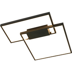 InLight Κρεμαστό Φωτιστικό Οροφής Δίφωτο LED με Θερμό Λευκό Φως 6065-BL