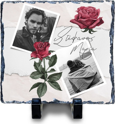 Πέτρα με φωτογραφία Rose