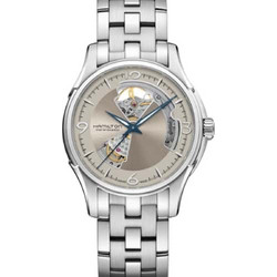 Hamilton Jazzmaster Ανδρικό Ρολόι Αυτόματο με Ασημί Μεταλλικό Μπρασελέ H32565121