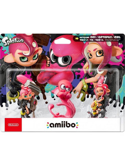Nintendo Amiibo Splatoon 3 Pack Octoling (Boy & Octopus & Girl)