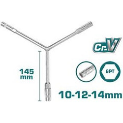 Total THYSW101214 Κλειδί Ταφ Y 10-12-14mm
