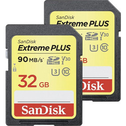 Sandisk Extreme SDHC 32GB Class 10 U3 V30 UHS-I 90MB/s 2pcs