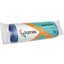 Famex Σακούλες Απορριμμάτων Industrial Middle 55x60cm Μπλε 10 Τεμάχια