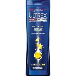 Ultrex Men Oil Control Fresh Σαμπουάν κατά της Τριχόπτωσης 360ml