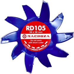 Macroza RD105 30X30 χιλιοστά Ανταλλακτικό μαχαίρι κοπής για την φρέζα τοίχου Μ95