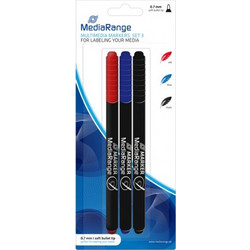 MediaRange Μαρκαδόροι Ανεξίτηλοι Set 3 (MR701)