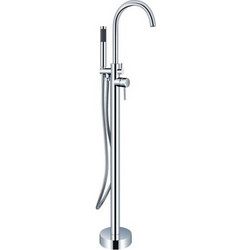 Praxis Karag Artemis S12323 Chrome Επιδαπέδια Μπαταρία Λουτρού