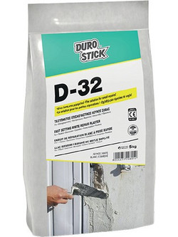 D-32 Durostick Tαχύπηκτος επισκευαστικός λευκός σοβάς 5 Kg