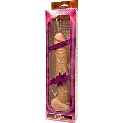 Doc Johnson Vac-U-Lock 12" Ρεαλιστικό Dildo με Βεντούζα & Όρχεις 30cm Flesh