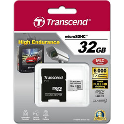 Transcend High Endurance microSDXC 32GB Class 10 UHS-I + Adapter