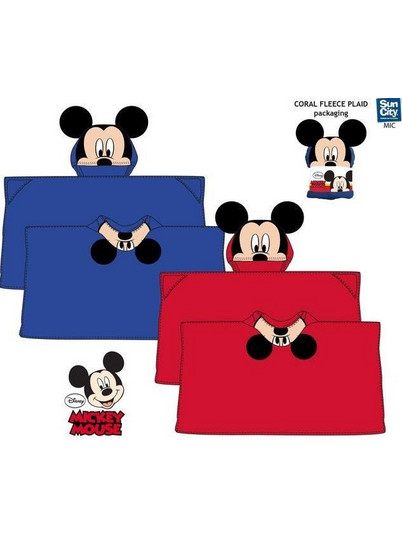 Κουβέρτα Κάπα Mickey Μπλε Μπλε