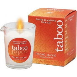 Taboo Peche Sucre Massage Candle 60gr