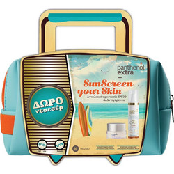 Medisei Panthenol Extra SunScreen Your Skin Color SPF30 50ml & Face and Eye Cream 50ml + Νεσεσέρ
