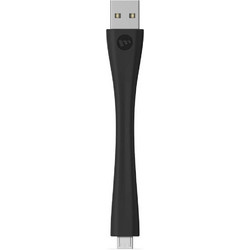 Εύκαμπτο Καλώδιο microUSB 2988_USB-MICRO-4IN-BLK 10cm Black Mophie