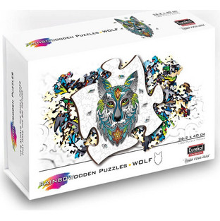 Παιδικό Puzzle Eureka Ξύλινο Rainbow Wolf 180 Κομμάτια