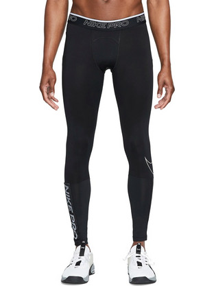 Nike Pro Dri-FIT Ανδρικό Κολάν Μακρύ Μαύρο DM6003-010