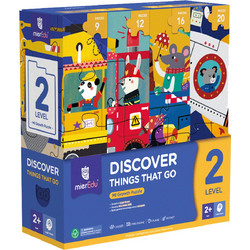 Παιδικό Puzzle MierEdu Discover Things That Go Level 2 Σετ 9 + 12 + 16 + 20 Κομμάτια