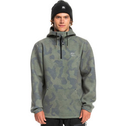 Quiksilver Shredder Ανδρικό Φούτερ με Κουκούλα & Τσέπες Πράσινο Mint EQYFT04646-KVJ2