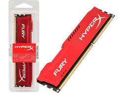 Kingston HyperX Fury 4GB (1X4GB) DDR3 RAM 1600MHz Red
