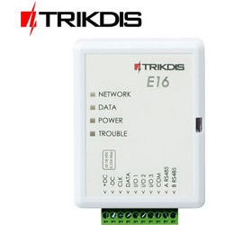 TRIKDIS E16 Ethernet Communicator - Συσκευή επικοινωνίας Ethernet για κέντρα Συναγερμών