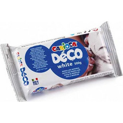 Πηλός Καλλιτεχνίας Carioca Λευκός 500gr