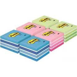 Αυτοκόλλητα Χαρτάκια 3M Post-it 450 Φύλλα 76 x 76 mm 6τμχ 20286P