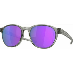 Oakley OO 9126 07 Γυαλιά Ηλίου Στρογγυλά Κοκάλινα Γκρι με Μωβ Καθρέπτη Φακό