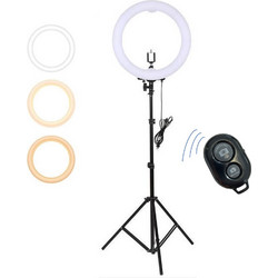 Pollie Επιδαπέδιο Ring Lamp LED Ρυθμιζόμενης Έντασης 12Watt 26cm