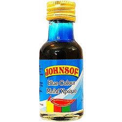 Johnsof Μπλε Χρώμα Τροφίμων 28ml