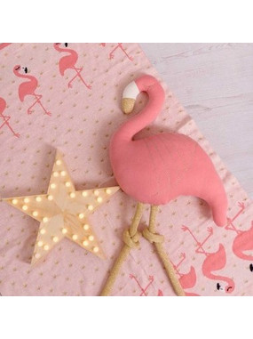 Bizzi Growin Flamingo Κουβέρτα Αγκαλιάς Πλεκτή Flamingo Pink 70x90cm