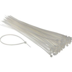 Δεματικά καλωδίων Powertech TIES-006 200x7.6mm διάφανα σε συσκευασία 100τμχ - TIES-006