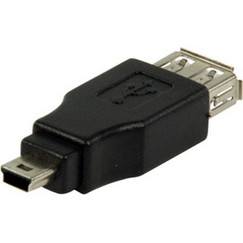 Αντάπτορας POWERTECH CAB-U141 USB 2.0 θηλυκό σε USB Mini αρσενικό - CAB-U141