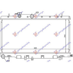 ΨΥΓ. 1.6-2.0-2.5 Βενζ (34x68,6x16)(ΑΝ.ΚΥ Subaru Impreza 01-08 - 011906310
