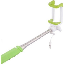 Monopod 3.5mm Plug Selfie Stick Green