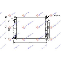 Ψυγειο 2.0i16V-2.2TID (50x35x3,2) ΜΗΧ. Saab 9.3 98-02 - 701006300