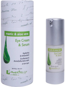 Mastic Spa Aloe Eye Cream & Serum Ματιών για Μαύρους Κύκλους & Ανάπλαση με Βιταμίνη E & Αλόη 30ml