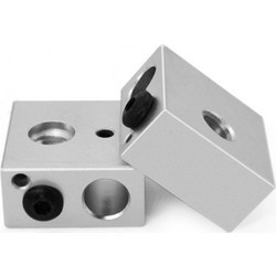 Aluminum Heater Block Makerbot MK7 MK8 Print Head Hot End Heating Block 16x16x12mm