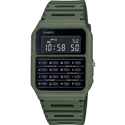 Casio Vintage Ψηφιακό Ανδρικό Ρολόι Χρονογράφος με Χακί Καουτσούκ Λουράκι CA-53WF-3BEF