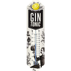Nostalgic Θερμόμετρο Τοίχου Gin Tonic Weather