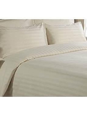 Σετ Πάπλωμα Βαμβακοσατέν Μονό (Π: 160cm x Μ: 240cm) - 2020859613 Μονόχρωμο Εκρού