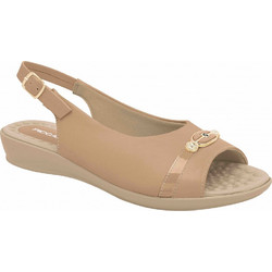 Piccadilly Δερμάτινα Γυναικεία Σανδάλια Ανατομικά Nude 500332