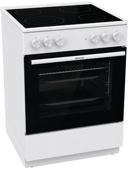 Gorenje GEC6A41WC Κουζίνα Ηλεκτρική 71lt με Κεραμικές Εστίες 60cm
