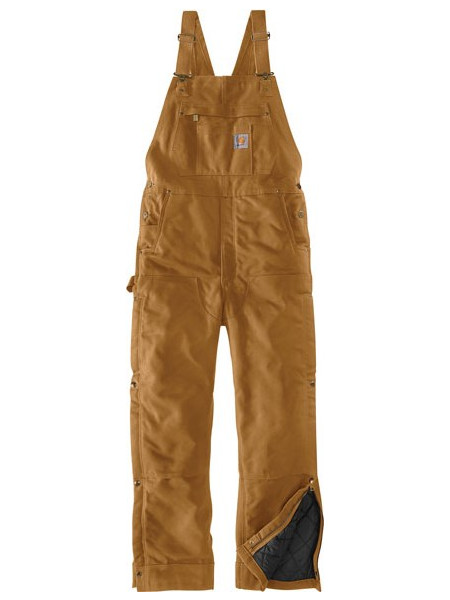 Carhartt Ολόσωμη Φόρμα Εργασίας Duck insulated bib overall carhartt brown | Καφέ 102776-211