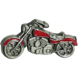 RED COLORED MOTORCYCLE PIN