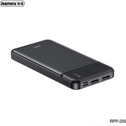Remax RPP-255 Power Bank 10000mAh με 2 Θύρες USB-A & Θύρα USB-C Black