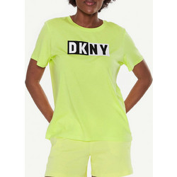 DKNY LOGO ΜΠΛΟΥΖΑΚΙ ΚΟΝΤΟΜΑΝΙΚΟ DKNY DP2T5894-0051 Lime